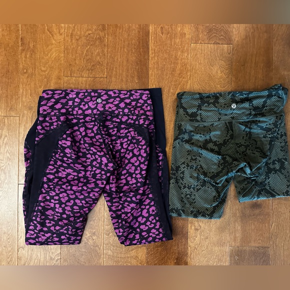 Lululemon work out capris and leggings set. Size 4 - Picture 7 of 7
